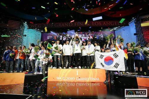 WCG2010世界总决赛颁奖现场图