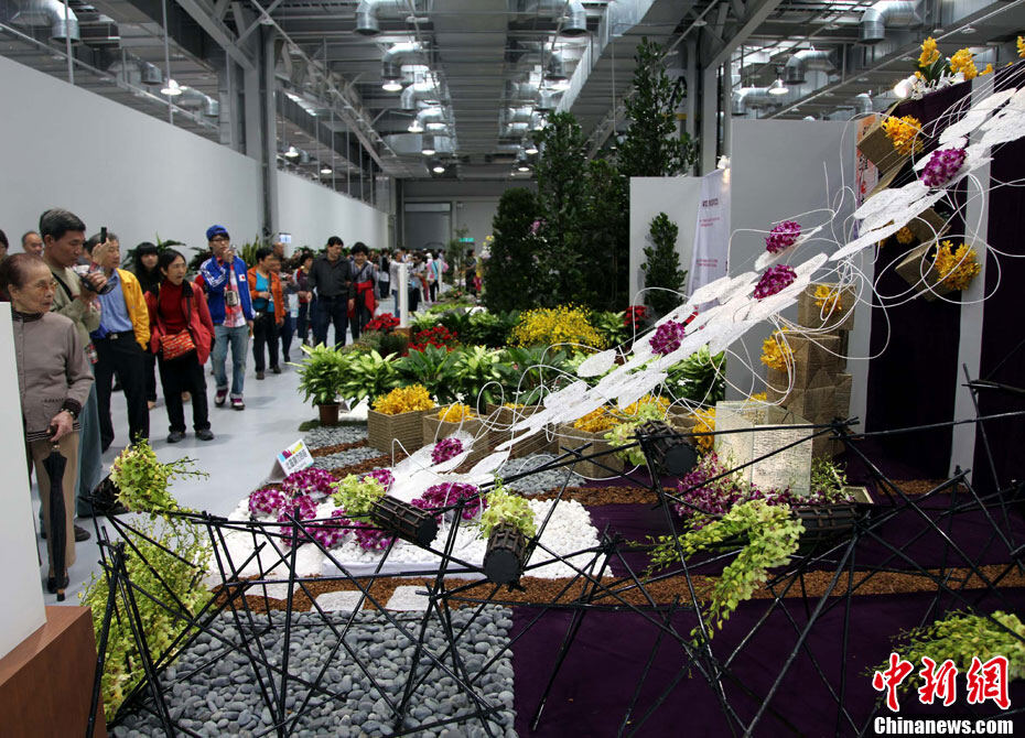 台北花博会开门迎客 3000万花卉诠释美丽