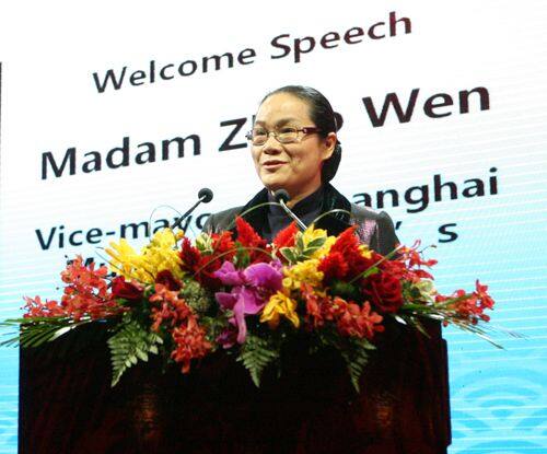 上海市副市长赵雯在开幕式上致辞 上海市副市长赵雯在开幕式上致辞